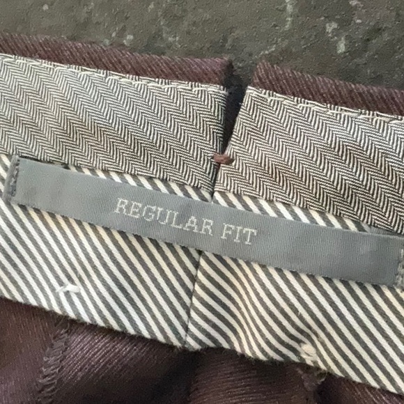 Men’s dress trousers , Maroon colour 100% wool. - Picture 6 of 9